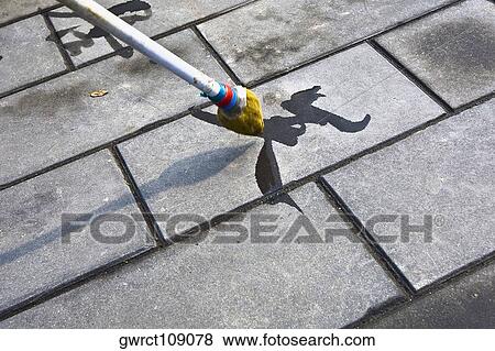 Paintbrush calligraphing on paving stone, Temple of Heaven, Beijing, China View Large Photo Image Stock Photo - Paintbrush calligraphing on paving stone, Temple of Heaven, Beijing, China. Fotosearch