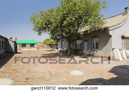 Houses in a town, HohHot, Inner Mongolia, China View Large Photo Image Stock Image - Houses in a town, HohHot, Inner Mongolia, China. Fotosearch