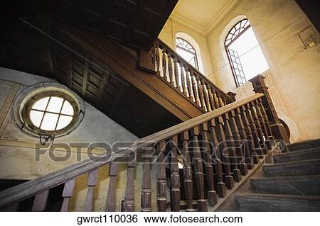 Low angle view of a staircase, Shamian Island, Guangzhou, Guangdong Province, China View Large Photo Image Stock Photograph - Low angle view of a staircase, Shamian Island, Guangzhou, Guangdong Province, China. Fotosearch