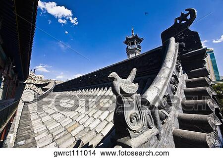 High section view of a mosque, Great Mosque, Hohhot, Inner Mongolia, China View Large Photo Image Picture - High section view of a mosque, Great Mosque, Hohhot, Inner Mongolia, China. Fotosearch