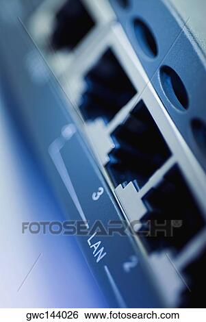 Close-up of a modem View Large Photo Image Stock Photograph - Close-up of a modem. Fotosearch