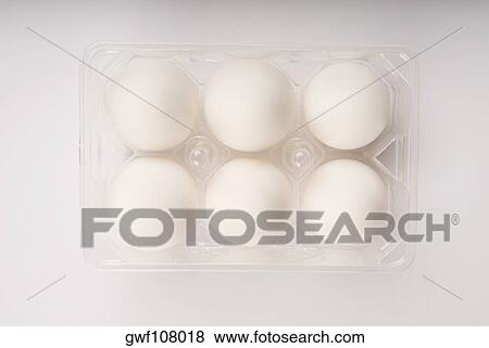 Stock Photo - Close-up of an egg carton. Fotosearch