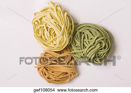 Close-up of raw tagliatelle View Large Photo Image Picture - Close-up of raw tagliatelle. Fotosearch
