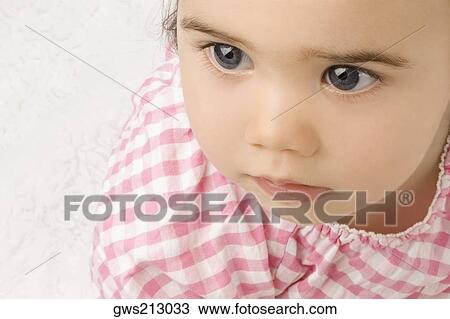 Close-up of a girl View Large Photo Image Stock Image - Close-up of a girl. Fotosearch