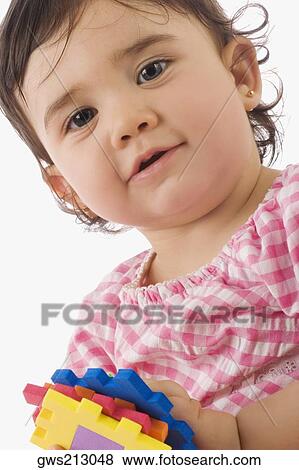 Portrait of a girl smiling View Large Photo Image Stock Photo - Portrait of a girl smiling. Fotosearch