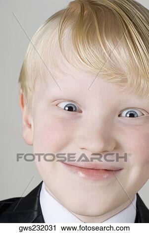 Portrait of a boy smiling View Large Photo Image Stock Image - Portrait of a boy smiling. Fotosearch