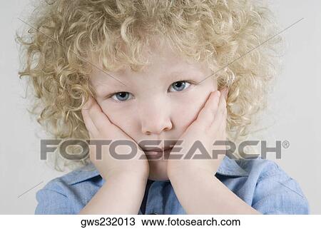 Portrait of a boy thinking View Large Photo Image Stock Image - Portrait of a boy thinking. Fotosearch