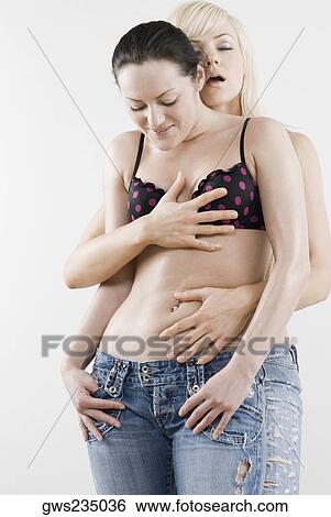 Female homosexual couple romancing View Large Photo Image Stock Photograph - Female homosexual couple romancing. Fotosearch