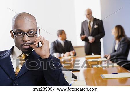 Portrait of a businessman thinking View Large Photo Image Stock Photo - Portrait of a businessman thinking. Fotosearch