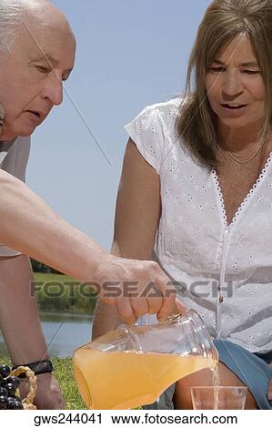 Senior couple at picnic View Large Photo Image Stock Image - Senior couple at picnic. Fotosearch