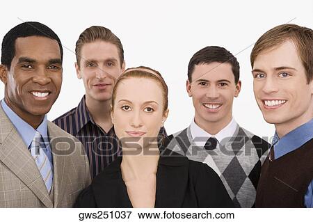 Portrait of four business executives View Large Photo Image Stock Photo - Portrait of four business executives. Fotosearch