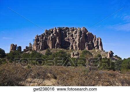 Low angle view of a rock formation, Sierra De Organos, Sombrerete, Zacatecas State, Mexico View Large Photo Image Stock Photograph - Low angle view of a rock formation, Sierra De Organos, Sombrerete, Zacatecas State, Mexico. Fotosearch