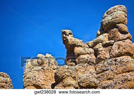 Low angle view of rock formations, Sierra De Organos, Sombrerete, Zacatecas State, Mexico View Large Photo Image Stock Photo - Low angle view of rock formations, Sierra De Organos, Sombrerete, Zacatecas State, Mexico. Fotosearch