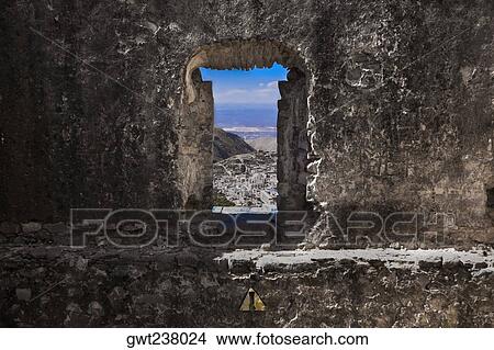 Old ruins of a building, Real De Catorce, San Luis Potosi, Mexico View Large Photo Image Picture - Old ruins of a building, Real De Catorce, San Luis Potosi, Mexico. Fotosearch