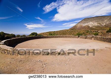Old ruins of a bullring, Real De Catorce, San Luis Potosi, Mexico View Large Photo Image Stock Image - Old ruins of a bullring, Real De Catorce, San Luis Potosi, Mexico. Fotosearch