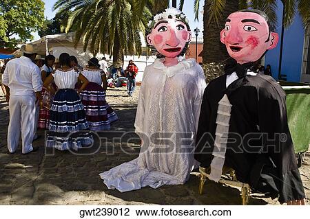 Puppets and dancers at a wedding ceremony, Oaxaca, Oaxaca State, Mexico View Large Photo Image Stock Image - Puppets and dancers at a wedding ceremony, Oaxaca, Oaxaca State, Mexico. Fotosearch