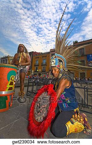 Two people performing, Zocalo, Mexico City, Mexico View Large Photo Image Picture - Two people performing, Zocalo, Mexico City, Mexico. Fotosearch