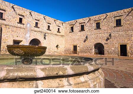Fountain in the courtyard of a building, Casa De La Cultura, Morelia, Michoacan State, Mexico View Large Photo Image Picture - Fountain in the courtyard of a building, Casa De La Cultura, Morelia, Michoacan State, Mexico. Fotosearch