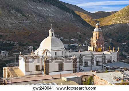 High angle view of a cathedral, Purisima Concepcion Temple, Real De Catorce, San Luis Potosi, Mexico View Large Photo Image Stock Image - High angle view of a cathedral, Purisima Concepcion Temple, Real De Catorce, San Luis Potosi, Mexico. Fotosearch