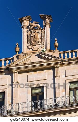 Low angle view of a government building, Palacio De Gobierno, Aguascalientes, Mexico View Large Photo Image Picture - Low angle view of a government building, Palacio De Gobierno, Aguascalientes, Mexico. Fotosearch