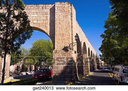 Ruins of an aqueduct at the roadside, Morelia, Michoacan State, Mexico View Large Photo Image Stock Image - Ruins of an aqueduct at the roadside, Morelia, Michoacan State, Mexico. Fotosearch
