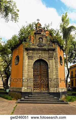 Facade of an octagonal chapel, Plaza De La Concepcion, Mexico City, Mexico View Large Photo Image Stock Image - Facade of an octagonal chapel, Plaza De La Concepcion, Mexico City, Mexico. Fotosearch