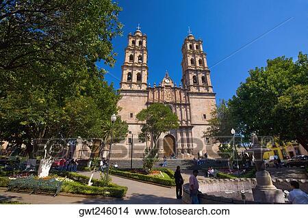 Group of people in front of a church, Soberbio Templo De San Jose, Morelia, Michoacan State, Mexico View Large Photo Image Picture - Group of people in front of a church, Soberbio Templo De San Jose, Morelia, Michoacan State, Mexico. Fotosearch