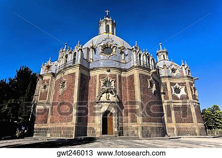 Low angle view of a cathedral, Templo Del Pocito, Mexico City, Mexico View Large Photo Image Stock Image - Low angle view of a cathedral, Templo Del Pocito, Mexico City, Mexico. Fotosearch