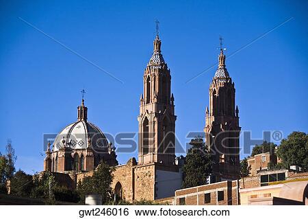 Stock Photograph - Low angle view of a church, Ex Convento De San Francisco, Zacatecas, Mexico. Fotosearch