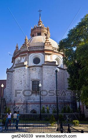 Low angle view of a church, Templo De San Diego, Aguascalientes, Mexico View Large Photo Image Stock Photo - Low angle view of a church, Templo De San Diego, Aguascalientes, Mexico. Fotosearch