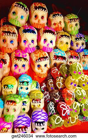 Masks at a market stall, Xochimilco, Mexico View Large Photo Image Picture - Masks at a market stall, Xochimilco, Mexico. Fotosearch