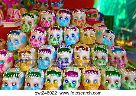 Masks at a market stall, Xochimilco, Mexico View Large Photo Image Stock Image - Masks at a market stall, Xochimilco, Mexico. Fotosearch