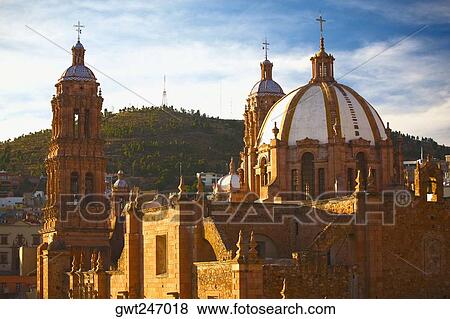 Cathedral in a city, Zacatecas State, Mexico View Large Photo Image Stock Photo - Cathedral in a city, Zacatecas State, Mexico. Fotosearch