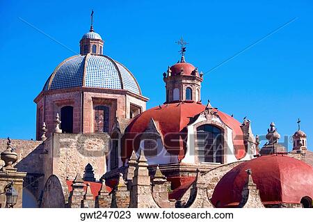 Domes of a church, Iglesia Del Carmen, Morelia, Michoacan State, Mexico View Large Photo Image Stock Image - Domes of a church, Iglesia Del Carmen, Morelia, Michoacan State, Mexico. Fotosearch