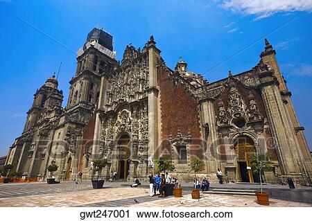 Low angle view of a cathedral, Metropolitan Cathedral, Mexico City, Mexico View Large Photo Image Stock Image - Low angle view of a cathedral, Metropolitan Cathedral, Mexico City, Mexico. Fotosearch