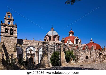 Low angle view of a church, Iglesia Del Carmen, Morelia, Michoacan State, Mexico View Large Photo Image Stock Photograph - Low angle view of a church, Iglesia Del Carmen, Morelia, Michoacan State, Mexico. Fotosearch