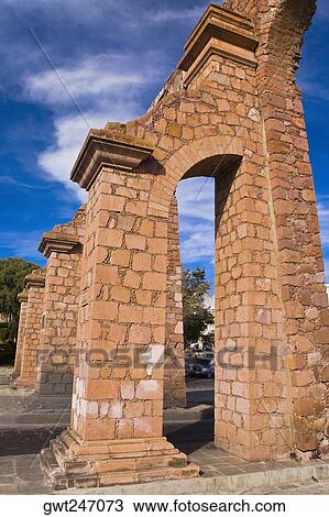 Low angle view of an aqueduct, Zacatecas State, Mexico View Large Photo Image Stock Image - Low angle view of an aqueduct, Zacatecas State, Mexico. Fotosearch