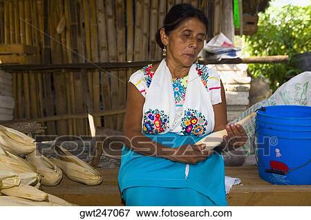 Mature woman peeling corn, Papantla, Veracruz, Mexico View Large Photo Image Stock Photo - Mature woman peeling corn, Papantla, Veracruz, Mexico. Fotosearch
