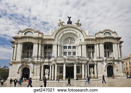 Tourists in front of a palace, Palacio De Bellas Artes, Mexico City, Mexico View Large Photo Image Stock Image - Tourists in front of a palace, Palacio De Bellas Artes, Mexico City, Mexico. Fotosearch