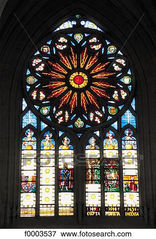ステンドグラス バシリカ 教会 ヨーロッパ フランス フランス語 フランス語 ロレーヌ 写真館 イメージ館 F Fotosearch