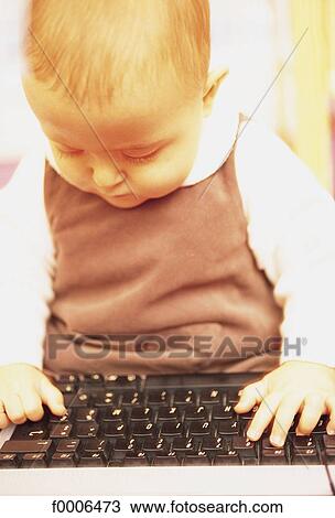 baby, inside, indoors, people, future, computer, computer keyboard View Large Photo Image Stock Image - baby, inside, indoors, people, future, computer, computer keyboard. Fotosearch