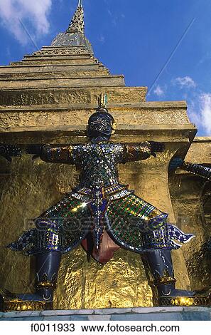 Bangkok, Asian art, Asia, South East Asia, Thailand, Wat Phra Keo Temple, art View Large Photo Image Stock Image - Bangkok, Asian art, Asia, South East Asia, Thailand, Wat Phra Keo Temple, art. Fotosearch