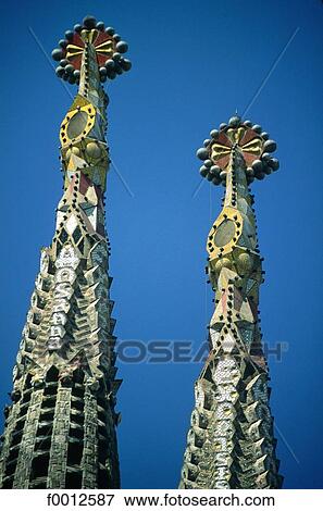 Barcelona, Spain, Europe, monument, Gaudi, exterior, open air View Large Photo Image Stock Photo - Barcelona, Spain, Europe, monument, Gaudi, exterior, open air. Fotosearch