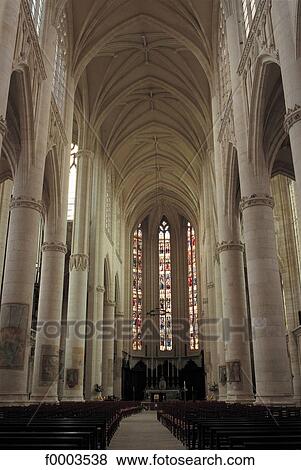Stock Photo - basilica, nave, church, arch, arcature, archway, vault. Fotosearch