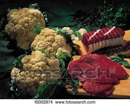 beef, meat, red meat, raw meat, cauliflower, roast beef, aliment View Large Photo Image Picture - beef, meat, red meat, raw meat, cauliflower, roast beef, aliment. Fotosearch