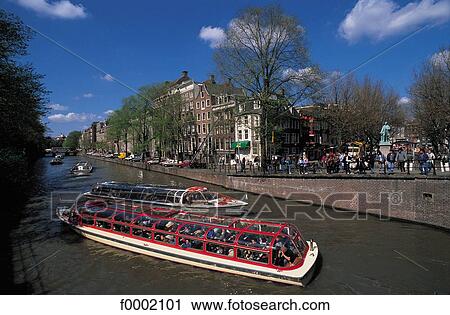 boat, Europe, canal, river bus, Amsterdam, Holland, Netherlands View Large Photo Image Stock Image - boat, Europe, canal, river bus, Amsterdam, Holland, Netherlands. Fotosearch