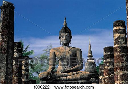 Buddhism, statue, vestige, ruin, divinity, god, goddess View Large Photo Image Stock Image - Buddhism, statue, vestige, ruin, divinity, god, goddess. Fotosearch