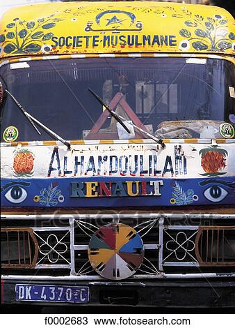bus, public transport, careenage, Africa, Senegal, Dakar View Large Photo Image Stock Image - bus, public transport, careenage, Africa, Senegal, Dakar. Fotosearch