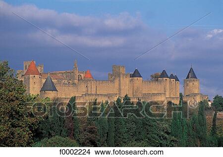 castle, mediaeval city, medieval city, Aude, Carcassonne, Europe, France View Large Photo Image Picture - castle, mediaeval city, medieval city, Aude, Carcassonne, Europe, France. Fotosearch