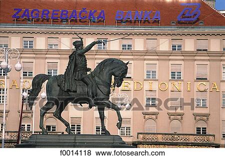 Central Europe, travel, travel Croatia, exterior, open air, Zagreb, art View Large Photo Image Stock Photo - Central Europe, travel, travel Croatia, exterior, open air, Zagreb, art. Fotosearch